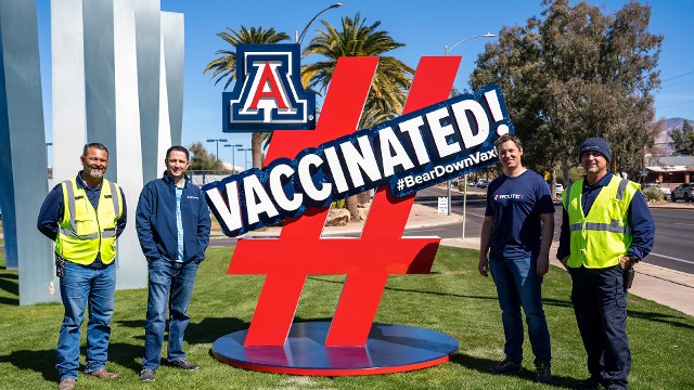 uofa-vaccinated How the University of Arizona speeds up COVID-19 vaccine roll-out at its drive-through POD